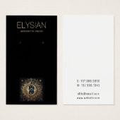 天太陽ムーンイヤリングジュエリー表示 (正面&裏面)