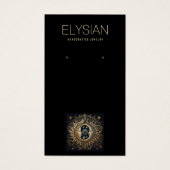 天太陽ムーンイヤリングジュエリー表示 (正面)