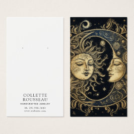 天太陽ムーンイヤリングジュエリー表示