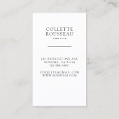 天太陽ムーン金ゴールドブラック 名刺 (裏面)