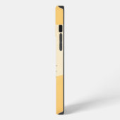 天太陽顔コロブロックモノグラム iPhoneケース (左側面)