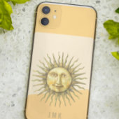 天太陽顔コロブロックモノグラム iPhoneケース