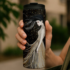 天女アートコズミックミューズドリーミー タンブラー