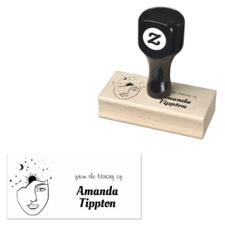 天女ラインアートライブパーソナライズされたラリ ラバースタンプ