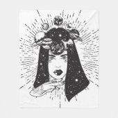 天女宇宙 フリースブランケット (正面)