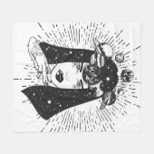 天女宇宙 フリースブランケット (正面(横))