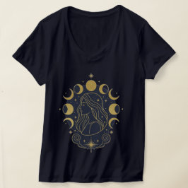 天女神ムーン&スターズ女子Tシャツ Tシャツ