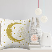 天女，月の星，ボホ，天文学エレガント クッション