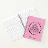 天女，月の星，ボホ，天文学エレガント ノートブック (内部)