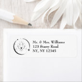 天女，月の星，ボホ，天文学エレガント ラベル (インサイチュ)