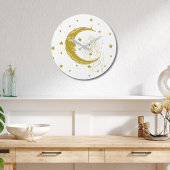 天女,月の星,ボホ,天文学エレガント ラージ壁時計