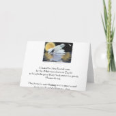 天子ハープシールカード サンキューカード (裏面)