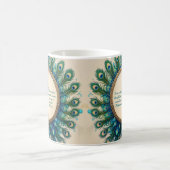 天孔雀開花聖書聖句 コーヒーマグカップ (中央)