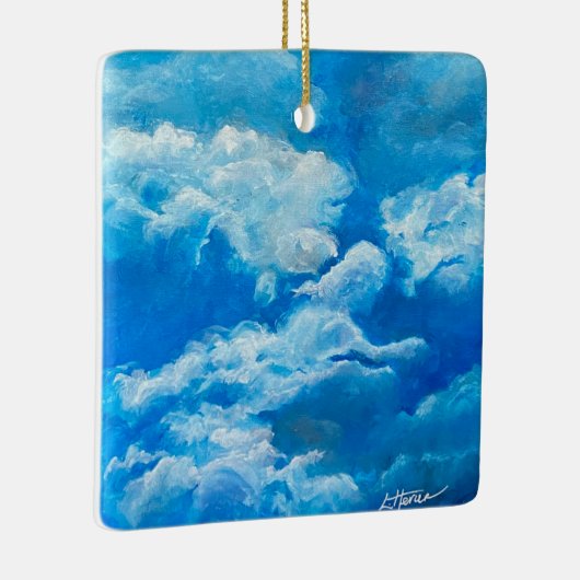 『天守神パーソナライズされた人』記念オーナメント セラミックオーナメント (右)