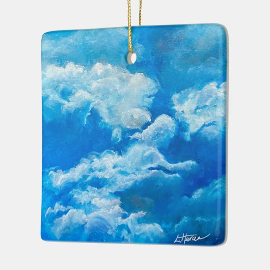 『天守神パーソナライズされた人』記念オーナメント セラミックオーナメント (左)