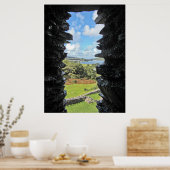 天守閣の窓から見る ポスター (キッチン)