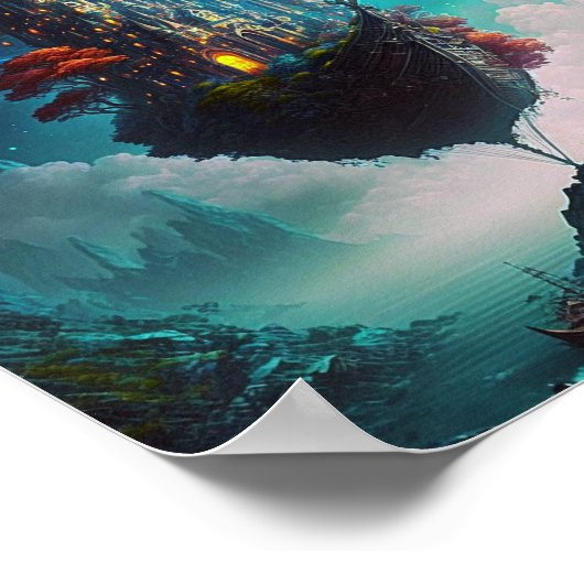 天守閣ファンタジーポスター ポスター (角)