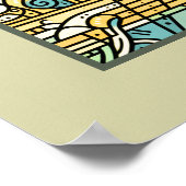 天寿の木：夢サイケデリックの風景 ポスター (角)