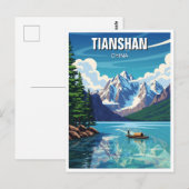 天山新疆中国 ポストカード (正面/裏面)