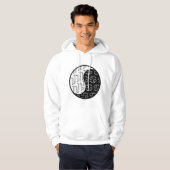 天山羊座がん陰陽〔占星術の〕十二宮図カップル パーカ (正面フル)