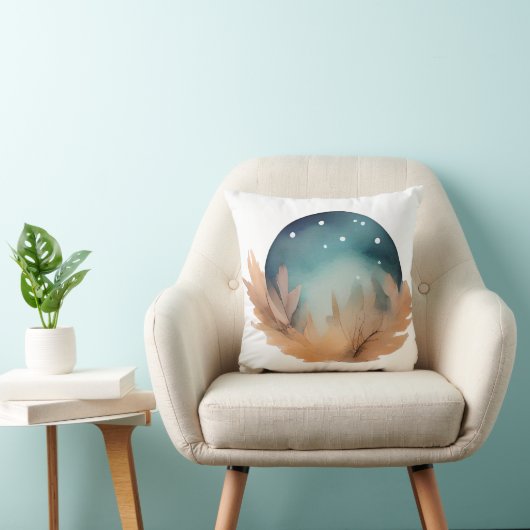 天巣の水カラー抽象芸術 クッション (椅子)