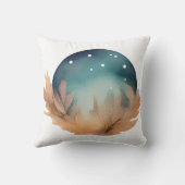 天巣の水カラー抽象芸術 クッション (裏面)