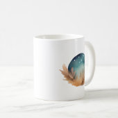 天巣の水カラー抽象芸術 コーヒーマグカップ (正面右)