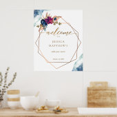 天幾何学、任意のイベントウェルカムサイン ポスター (キッチン)