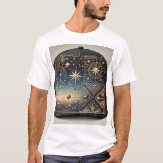 天幾何学Tシャツ：宇宙高級デザイン Tシャツ