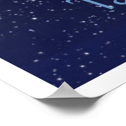 天座と〔占星術の〕十二宮図の星座 ポスター (角)