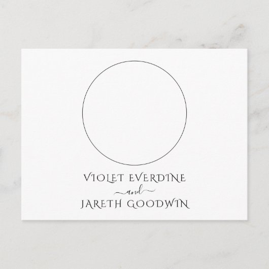 天式RSVPポストカード ポストカード (正面)