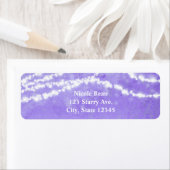 天弦ライトパープル住所 シール (インサイチュ)