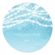 天弦ライトブルー素朴フビースティッカー