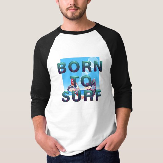 天性のサーファー Tシャツ (正面)
