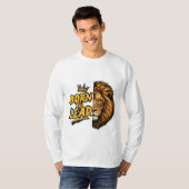 天性のリーダー ライオンTシャツ Tシャツ (正面フル)