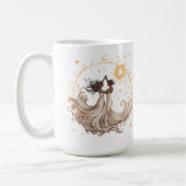 天性女性ワルツ コーヒーマグカップ (左)