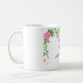 天恵があるために賛美される コーヒーマグカップ (左)