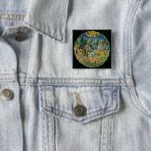 天恵の収集を描写する皿 缶バッジ (インサイチュ)