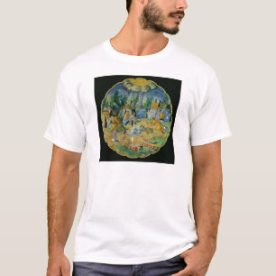 天恵の収集を描写する皿 Tシャツ
