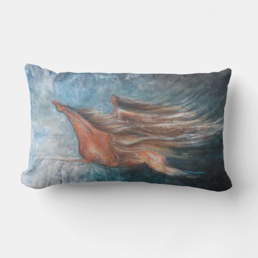 天恵の枕 ランバークッション (正面)