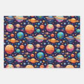 天惑星と星 ラッピングペーパーシート (正面3)