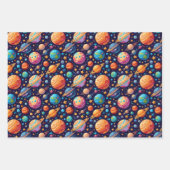 天惑星と星 ラッピングペーパーシート (正面)