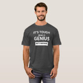 天才だけどダメ男なのね Tシャツ (正面フル)
