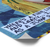 天才と天才の間に素晴らし壁がある ポスター (角)