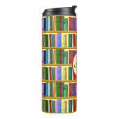 天才のための図書館。優秀な学生向けの本 タンブラー (回転左)