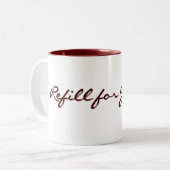 天才のための結め換え品 ツートーンマグカップ (正面左)