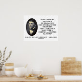 天才の作品すべてにおいて私たち自身が拒否した考え ポスター (キッチン)