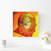 『天才の壁時計』 スクエア壁時計 (ホーム)