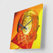 『天才の壁時計』 スクエア壁時計 (傾斜)