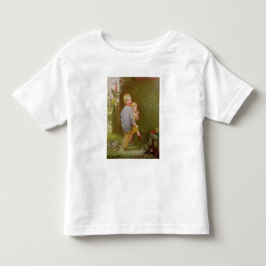 天才の打撃 トドラーTシャツ (正面)